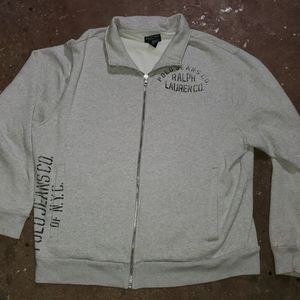 Vintage grey polo trackjacket size xl